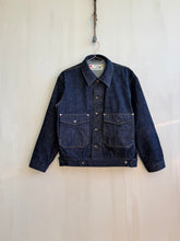 Load image into Gallery viewer, Latre x Viapiana Collab Japanese Indigo Selvedge Denim French Cyclist Jacket
