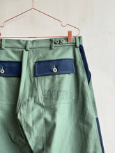 Load image into Gallery viewer, Latre upcycled deadstock overdyed Patchwork US laundry bag trousers
