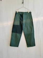 Load image into Gallery viewer, Latre upcycled deadstock overdyed Patchwork US laundry bag trousers - Special edition
