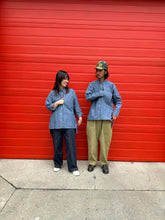 Load image into Gallery viewer, Latre x Viapiana Japanese Chambray WWII Inspired Shirt
